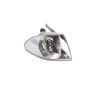 Fendinebbia Anteriore Indicatore Di Direzione Per BMW Serie 3 E46 Berlina Lampeggiante Fendinebbia Alloggiamento Senza Lampadina Faro Anteriore Luce D'angolo Fendinebbia Auto(Crystal white-R)