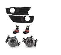 Fendinebbia Anteriore Per Auto Per Ford Per Focus MK2 2004-2010 | Gruppo Fendinebbia LED Copri Fari Telaio Lampade Kit Interruttore Filo Griglia Luci(LED fog and covers)