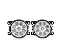 Fendinebbia Anteriori Per Fiat Per Panda Per Punto Per Evo 500 Per Sedici 2009 2010 2011 2012 LED Della Luce Nebbia Lampada Nebbia Dell'automobile 8000LM Luci Antinebbia(9 Led White)