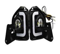 Fendinebbia Anteriori Per Toyota Per Hiace 2014-2018 LED DRL Luce Marcia Diurna Con Indicatore Direzione Giallo Copertura Impermeabile Per Fendinebbia Luci Antinebbia