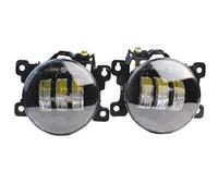 Fendinebbia Auto 2 pezzi per Subaru per WRX per STI 2015-2020 Auto regolabile LED Angel Eye Fendinebbia Lampada da corsa diurna DRL H11 Auto Fendinebbia(White and White)