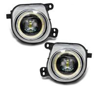 Fendinebbia Auto Per BMW X3 F25 X4 F26 X5 F15 X6 F16 2014-2019 Fendinebbia per auto LED Angel Eyes Headlight 63177317251 63177317252 Fendinebbia a LED(LedB with Angel Eyes)