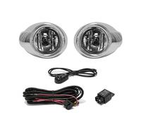 Fendinebbia Automobili Compatibile Con Ford Per Focus Per 3 2012 2013 2014 Chrome Cover Car Fog Lamp Day Time Running Light DRL Con Fili Dell'interruttore