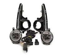 Fendinebbia Automobili Compatibile Con Toyota Per Yaris Per Vitz Per US Per Tipo 2018 2019 2020 Fendinebbia Con Fili Interruttore Cablaggio Kit Occhi D'angelo Coprifendinebbia Cromo