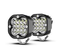 Fendinebbia Barra Luminosa A LED Da 3 Pollici Faretti Da 12 V 4x4 Accessori Fuoristrada Fari A LED Fendinebbia Per Moto Per Jeep Camion ATV(2Piece-White)