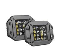 Fendinebbia Barra Luminosa LED 5 Pollici E 40 W Per Jeep Per Wrangler Camion Fuoristrada Barca ATV Lenti Fascio Spot Fari LED 12 V 24 V