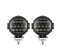 Fendinebbia Barra Luminosa LED Rotonda 7 Pollici E 150 W UTV Fascio Luce DRL A LED Lampada Lavoro Camion Fuoristrada SUV ATV Fendinebbia LED(7inch-2Piece)