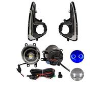 Fendinebbia con lampadina Compatibile Con Toyota Per Yaris Per Vitz Per US Per Tipo 2018 2019 2020 Fendinebbia Con Fili Interruttore Cablaggio Kit Occhi D'angelo Coprifendinebbia Cromo