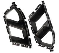 Fendinebbia copertura Compatibile Con M3 G80 M4 G82 G83 2021 2022 2023 2024 2 Pezzi Paraurti Anteriore Auto Fendinebbia Copertura Lampada Griglia Copertura Presa D'aria(Black B)