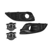 Fendinebbia guida Compatibile Con Ford Per Fiesta Per MK7 Zetec 2012 2013 2014 2015 2016 2017 4 Pezzi Paraurti Anteriore Fendinebbia Griglia Inferiore Copertura Fendinebbia Set D2BZ15266GB