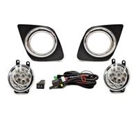 Fendinebbia guida Compatibile Con Toyota Per Rav4 2009 2010 2011 2012 Faro Della Lampada Della Nebbia Interruttore Cavo Griglia Di Copertura Alogena Fendinebbia Telaio Della Luce Di Nebbia