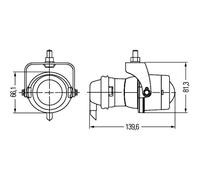 HELLA 1NL 008 090-821 Kit fendinebbia
