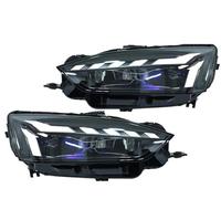 Fendinebbia Lampada Corsa Diurna Per A5 2017 2018 2019 2020 Per A5L 2 Pcs Led DRL Indicatori Di Direzione Del Faro Di Montaggio Auto Luci Anteriori Accessori(Xenon)