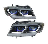 Fendinebbia Lampada Corsa Diurna Per E90 Per 3-Series 2005-2012 318i 320i 325i Aggiornamento Full Led Gruppo Faro Luci Anteriori Accessori(05-08,Halogen)