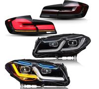 Fendinebbia Lampada Corsa Diurna Per F10 Per F18 Per 5 Serie 2011-2017 520i 525i 530i Auto Ha Condotto Il Faro Con Freno Posteriore Luci Di Coda Di Montaggio(14-17 Xenon)