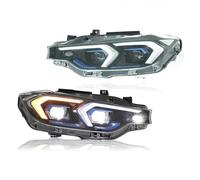 Fendinebbia Lampada Corsa Diurna Per La Serie 3 Per F30 Per F35 2013-2019 Lampade Anteriori A LED DRL Indicatori Di Direzione Dinamici Lampade Per Auto Accessori(A)