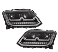 Fendinebbia Lampada Corsa Diurna Per VW Per Amarok Fari 2010-2020 Faro A LED Lente Del Proiettore DRL Segnale Di Animazione Accessori(RHD)