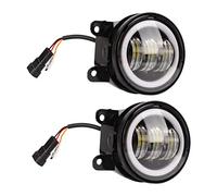 Fendinebbia LED da 3,5 pollici universale per auto e moto, super luminoso, IP67, con staffe di montaggio, adatto a veicoli 12V/24V