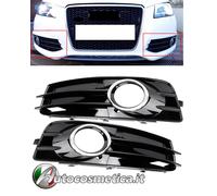 FENDINEBBIA NERO CROMO S LINE S3 PER AUDI A3 8P 2008-2012 NERE LUCIDE