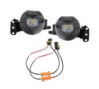 Fendinebbia Per Auto Per BMW E46 E60 E61 2003 2004 2005 2006-2008 Auto Gruppo Lampada Della Nebbia LED Angel Eyes Lente Alogena Paraurti Anteriore Faro 12V(LED White)