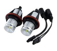 Fendinebbia Per BMW E53 Per X5 2000-2006, E83 Per X3, E39 E60/E61 OEM:63126929309 2 Pezzi Angel Eye Halo Ring Marker Luce Laterale Lampadina A LED(2pcs RED)