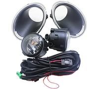 Fendinebbia per Nissan J11 Qashqai Rogue 2015-2017, Luce di Guida per Auto Paraurti Anteriore Fendinebbia Esterno Coperchio Interruttore Cablaggio