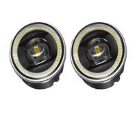 Fendinebbia Per Nissan Per X-Trail Per Versa Per Tiida Per NV200 Per Lafesta Per Murano Fendinebbia Per Auto LED Angel Eye DRL Luci Di Marcia Diurna(White*Blue)