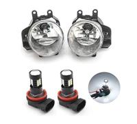 Fendinebbia Per Toyota Per Corolla Paraurti Anteriore Fendinebbia Copertura Griglia Lampadine Alogene A LED Con Cavi Interruttore Telaio Fari Fendinebbia Cornici(2*led fog)