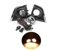 Fendinebbia Per Toyota Per Corolla Paraurti Anteriore Fendinebbia Copertura Griglia Lampadine Alogene A LED Con Cavi Interruttore Telaio Fari Fendinebbia Cornici(1 set halogen)