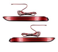 Fendinebbia Posteriore Per Toyota Per Sienna Per Matrix Per Venza | Per Avalon RAV4 LED Luce Freno Posteriore Riflettore Paraurti Faro Fanale Auto(Red Lens)