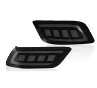 fendinebbia Riflettore paraurti posteriore LED per Subaru per Forester 2019-2023 Coda auto sequenziale Indicatore direzione Lampada freno 12V(Smoked Shell)