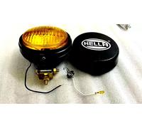 Fendinebbia rotonda Hella vetro giallo + coperchio con lampadina H3 12V 55W m...