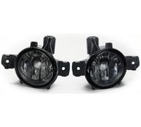 Fendinebbia rotondi oscurati di nero con vetro liscio Pack M per BMW Serie 1 ...