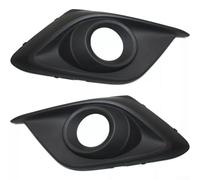 Fendinebbia Trim Copertura Per Mazda 3 2014 2015 2016 E Sport Modello Texture Nero Anteriore Paraurti Lunetta Lato Sinistro E Destro Coppia Set Pc Pp Materiale Direct Fit Accessori di Ricambio