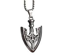 Feng Shui Accessori per Ragazze Collana Pirata in Argento Sterling 925 per Uomini e Donne, Collana con Catena di Ancoraggio Pirati dei Caraibi Gioielli con Ciondolo Ancora Marinaio, Collana con