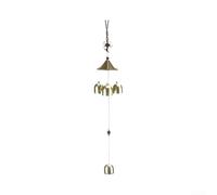 Feng Shui Bagua Wind Chimes 3 Campane 44cm Outdoor (a)