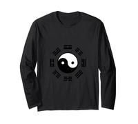 Feng Shui Bagua Yin e Yang Maglia a Manica