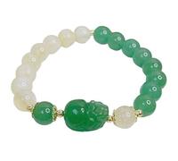 Feng Shui Bracciale ricchezza Bracciale Drago Bracciale avventurina Verde Bracciale Pietre preziose Naturali per Donne Talismano Buona Fortuna Amuleto Chakra Bracciale Reiki con Perline di