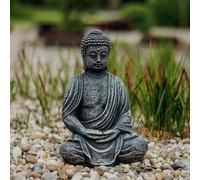 Feng-Shui Buddha Figura di Pietra 39 CM 11 KG Multicolore Cemento bianco
