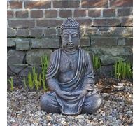 Feng-Shui Buddha Statua Figura di Pietra 66 CM 63 KG Multicolore Cemento bianco