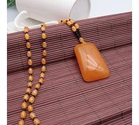 Feng Shui Collana con ciondolo ricchezza in ambra con fibbia dell'armonia Naturale autentico Chakra Guarigione Reiki Attrarre ricchezza Amuleto Buona fortuna Allontana gli spiriti maligni Collana