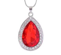 Feng Shui, collana con pietre preziose magiche di color argento per occasioni speciali