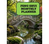 Feng Shui Monthly Planner: Undated Minimalist Simple Calendar Large Spaces Organiser Garden Edition