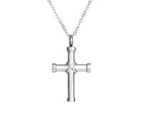 Feng Shui, Prodotti per ragazze in argento sterling 925 da donna e doppia cremazione che trattiene i propri cari, collana con croce, urna, collane, ceneri per uomo