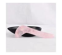 Feng Shui Quarzo Rosa Naturale Gua Sha Bordo Pietra di Guarigione Gua Sha Piastra di Rottamazione Strumento di Massaggio for la