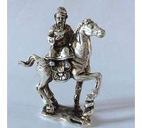 Feng Shui Rame Puro Rame Bianco Argento Cavallo Ricchezza Dio Immediatamente Ricco Artigianato Regali