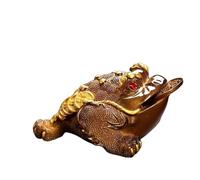 Feng Shui Table Statue a Tre Gambe Ornamenti rospi di tè Che cambiano Accessori per tè Accessori per la tavola da tè ricchezza e buona Fortuna Buddha Decorazione (Dimensioni: m)
