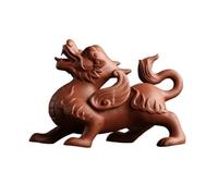 Feng Shui Tavolo Statue Cinese Viola Clay tè Ornamento Modellazione della ricchezza Che attira Il Feng Shui Ornamento Decorazioni per la casa Decorazioni Buddha (Dimensioni: a)