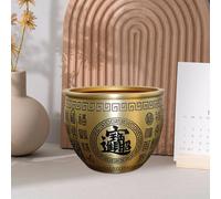 Feng Shui Treasure Basin Wealth Money Bowl Successo Figurina Ornamento da tavolo