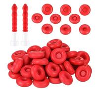 FENGCHUANG 20 Pezzi Ugelli in Silicone, Beccucci per Cartuccia, Tappi per Calafatare, Punte di Ricambio Sigillanti per Adesivo e Pistola